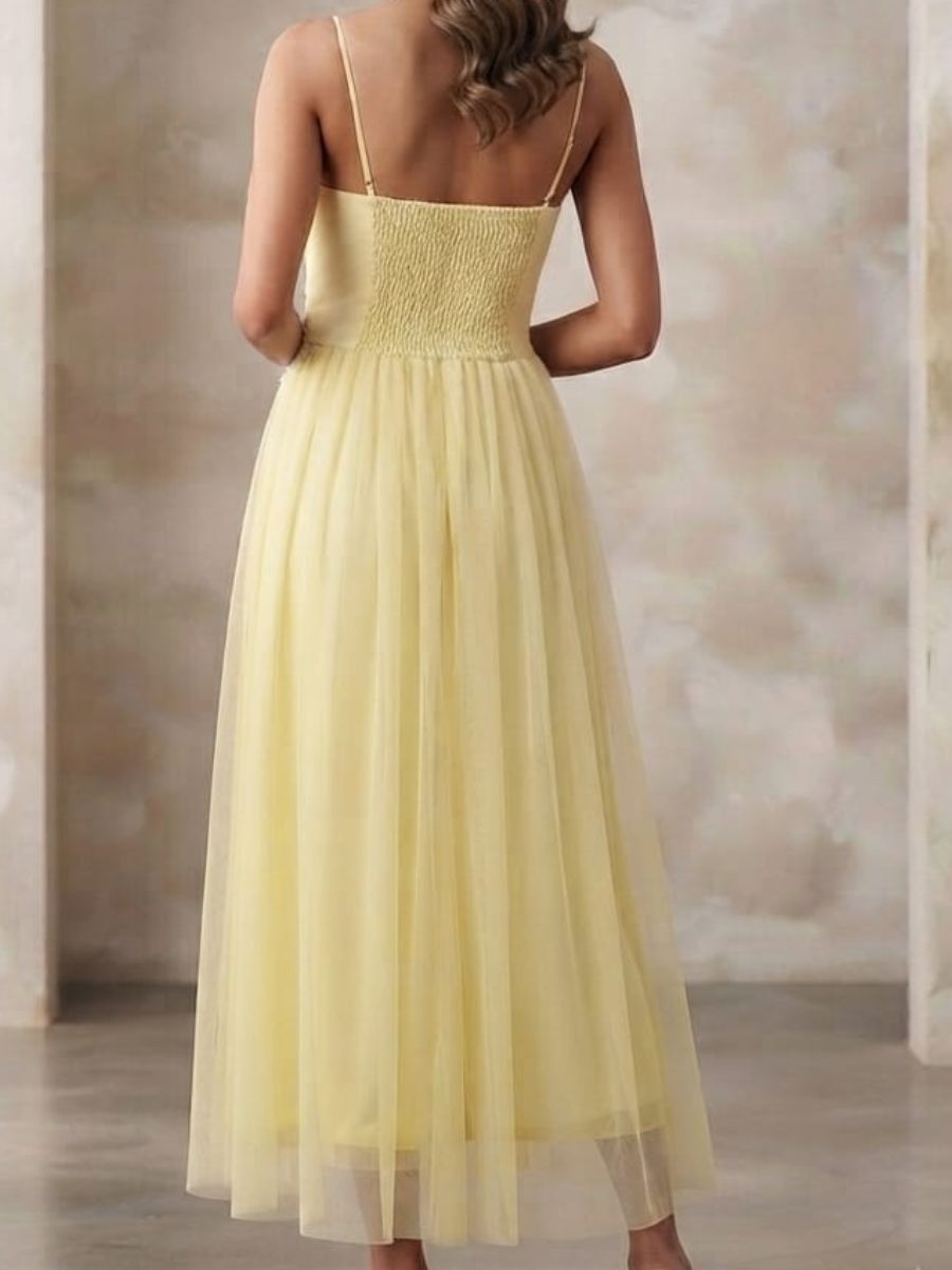 ModaFesta -spegeti party dress yellow